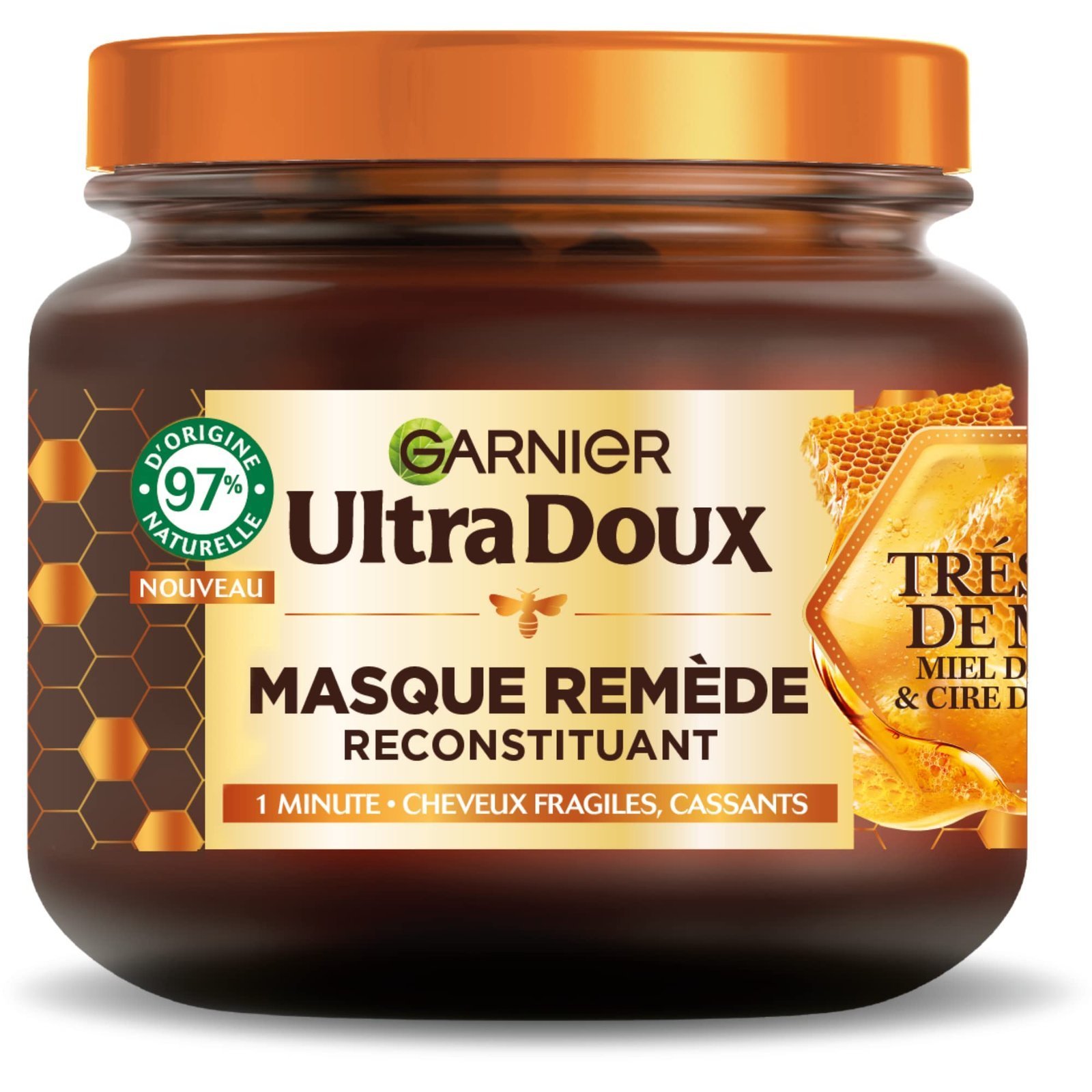 3600542509367_1.jpg Garnier Ultra Doux Masque Remede Tresor de Miel 340ml – Image 1
