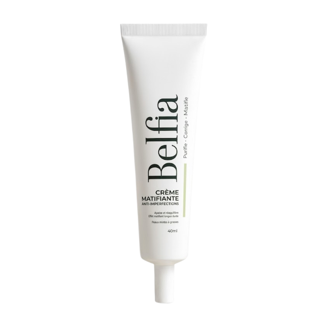 Belfia-Creme-Matifiante-Anti-Imperfection-40ml.png Belfia Creme Matifiante Anti Imperfection 40ml – Image 1