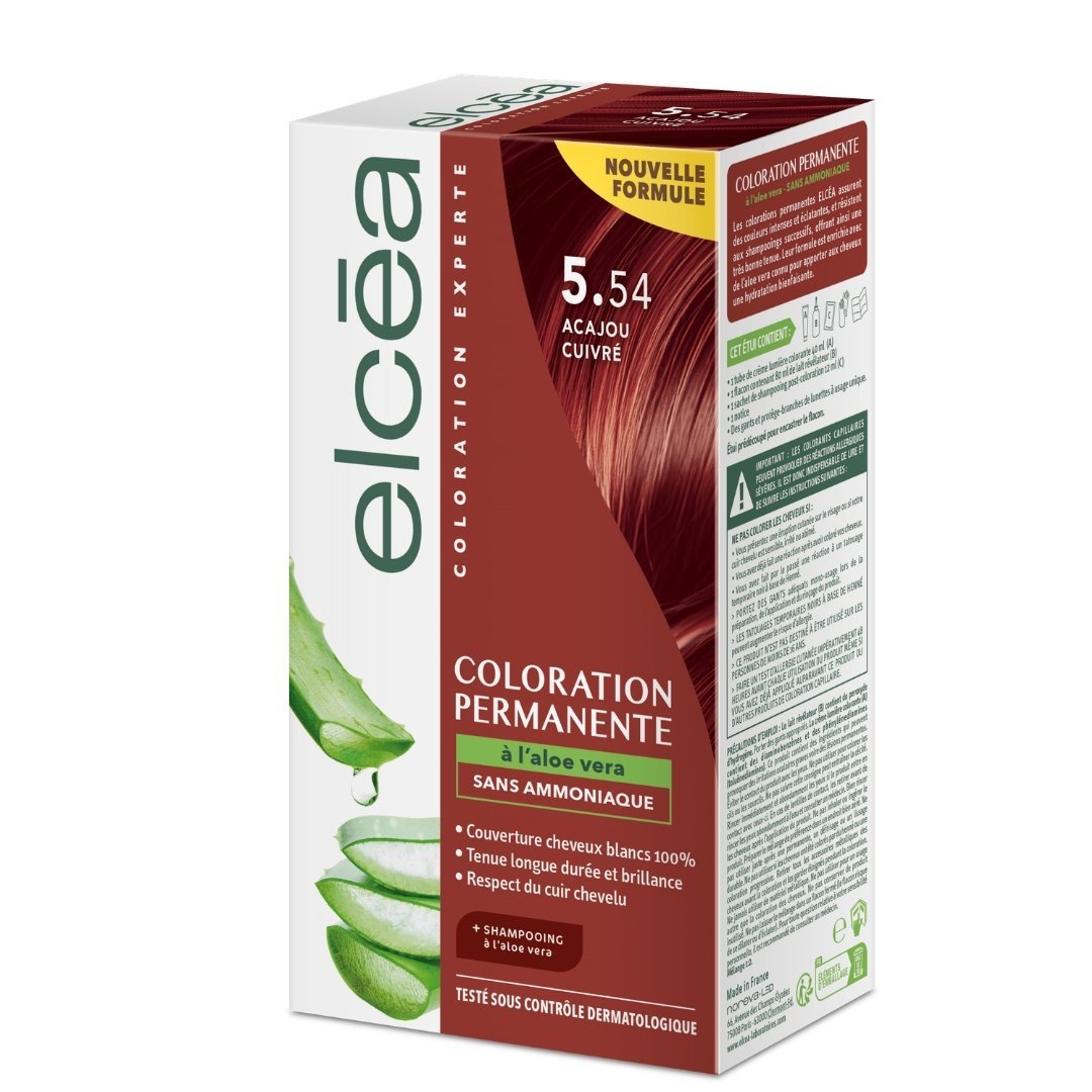 Elcea-Coloration-acajou-cuivre-5.54.jpg Elcea Coloration acajou cuivre 5.54 – Image 1