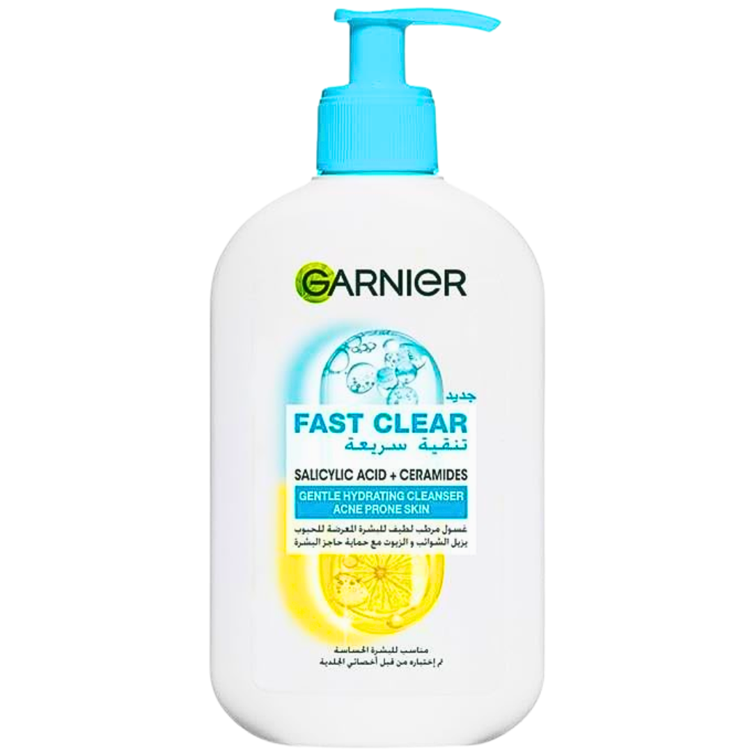 Garnier-Fast-Clear-Gentel-Cleanser-250ml.png Garnier Fast Clear Gentle Cleanser 250ml – Image 1