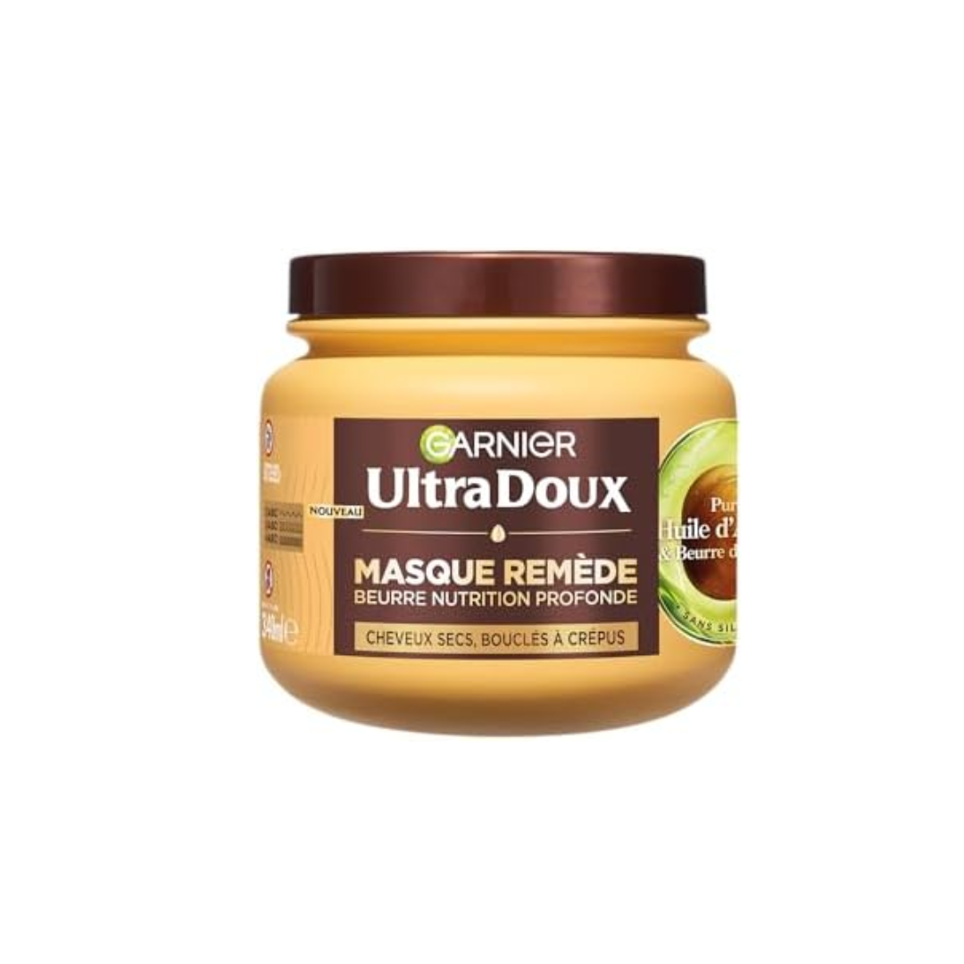 Garnier-Ultra-Doux-Masque-Remede-Avocat-340ml-1.png Garnier Ultra Doux Masque Remede Avocat 340ml – Image 1