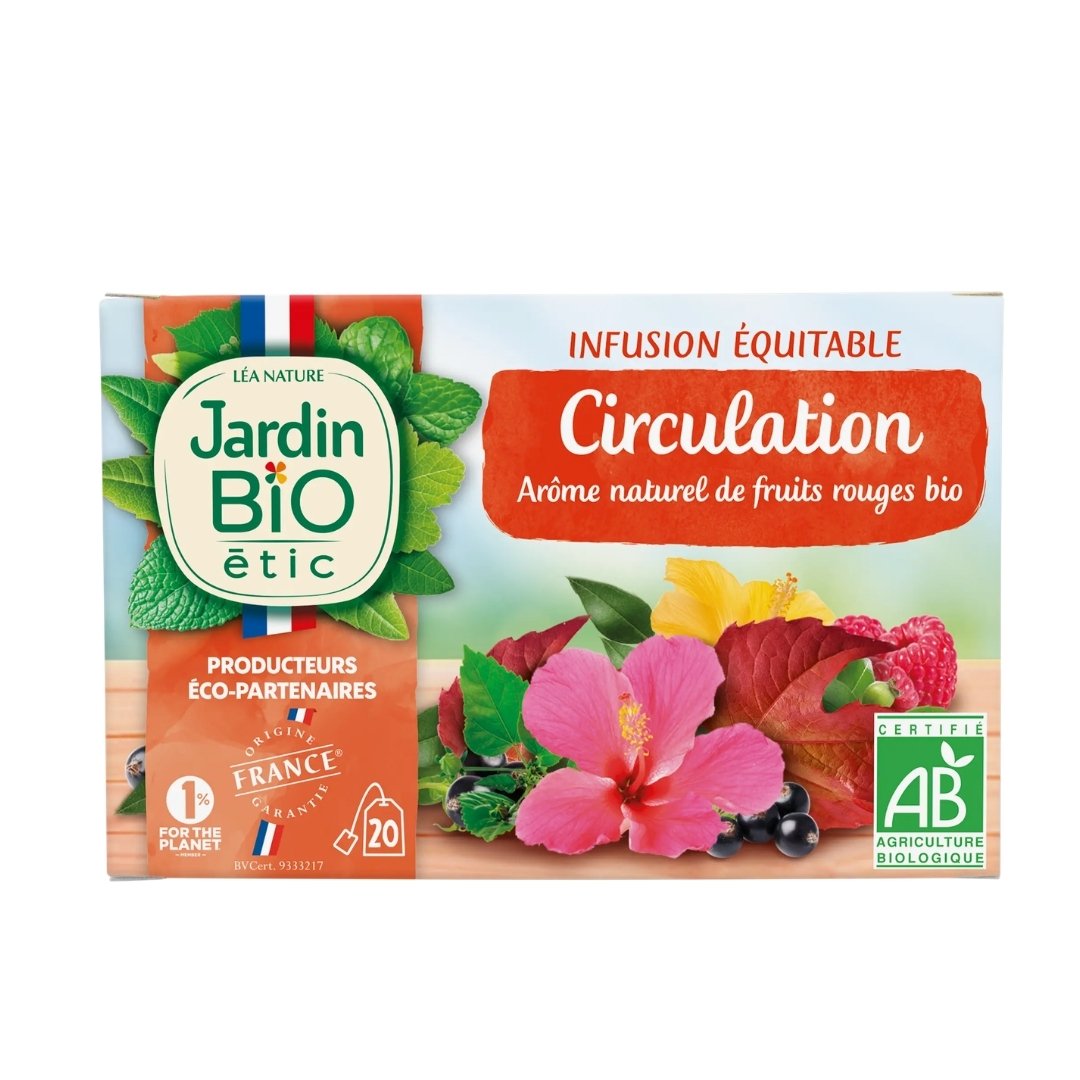 JARDIN-BIO-INFUSION-CIRCULATION-SANGUINE-20-SACHET.jpg JARDIN BIO INFUSION CIRCULATION SANGUINE 20 SACHET – Image 1