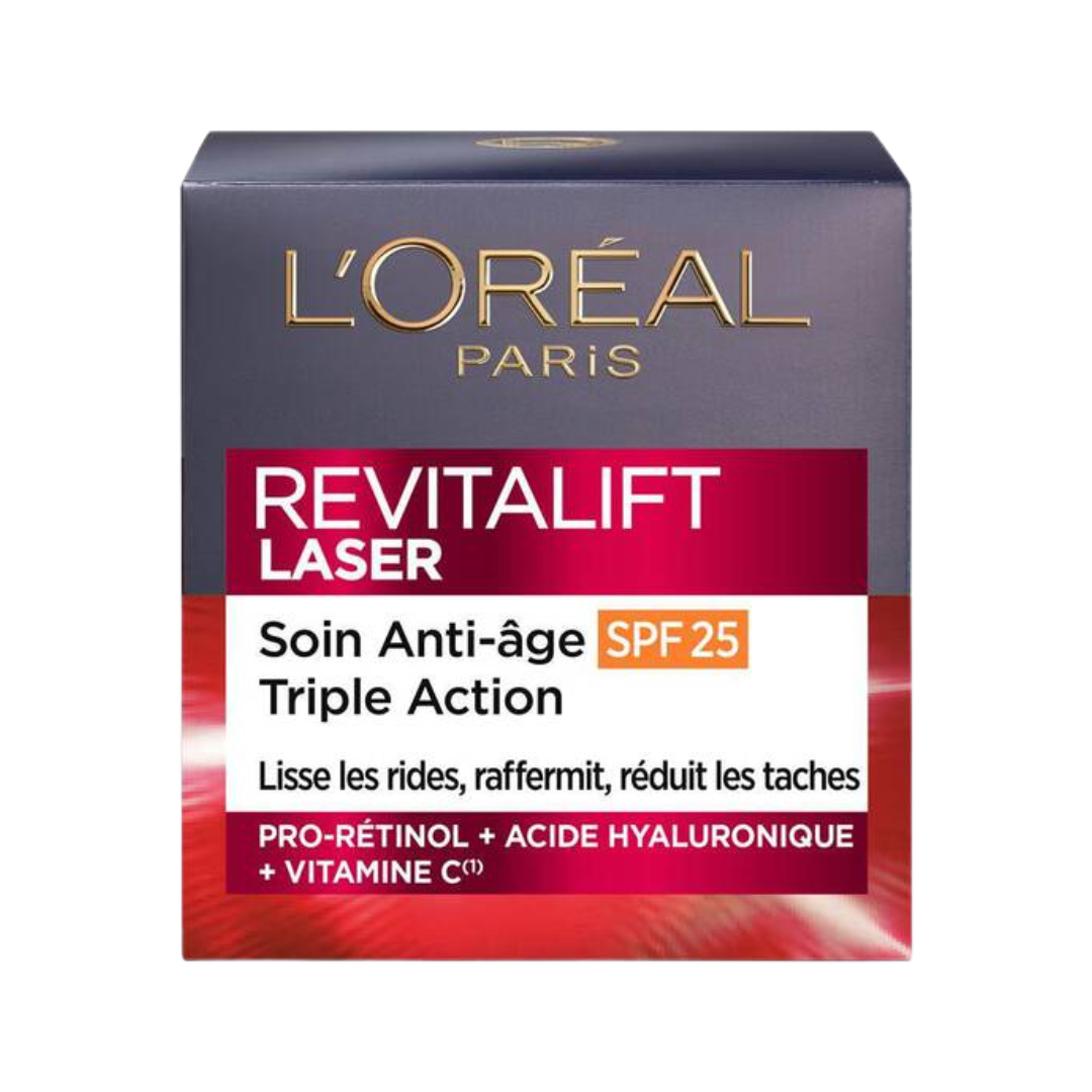 LOreal-REVITALIFT-LASER-CREME-JOUR-50ML.png L'OREAL PARIS REVITALIFT LASER CREME JOUR SPF25 50ML – Image 1