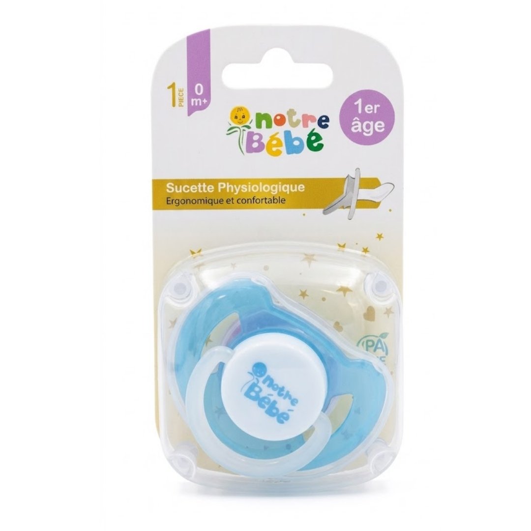 Notre-Bebe-Sucette-Physiologique-1er-Age-0m.jpg Notre Bebe Sucette Physiologique 1er Age +0m – Image 1