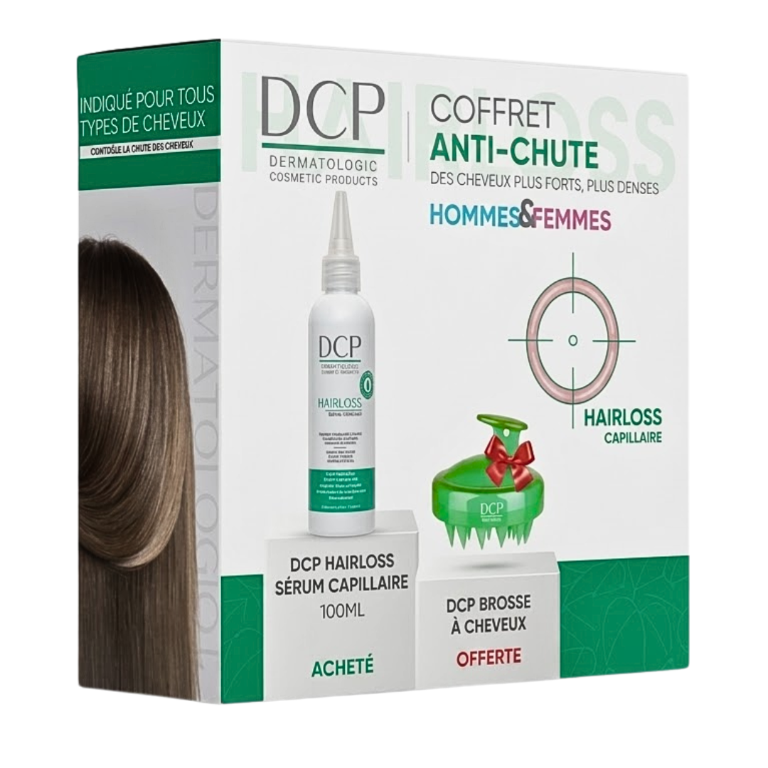 DCP-Coffret-Anti-Chute-Hairloss-serum-100mlBrosse-a-chvx.png DCP Anti-Chute Hairloss serum 100ml+Brosse A Cheveux Coffret – Image 1