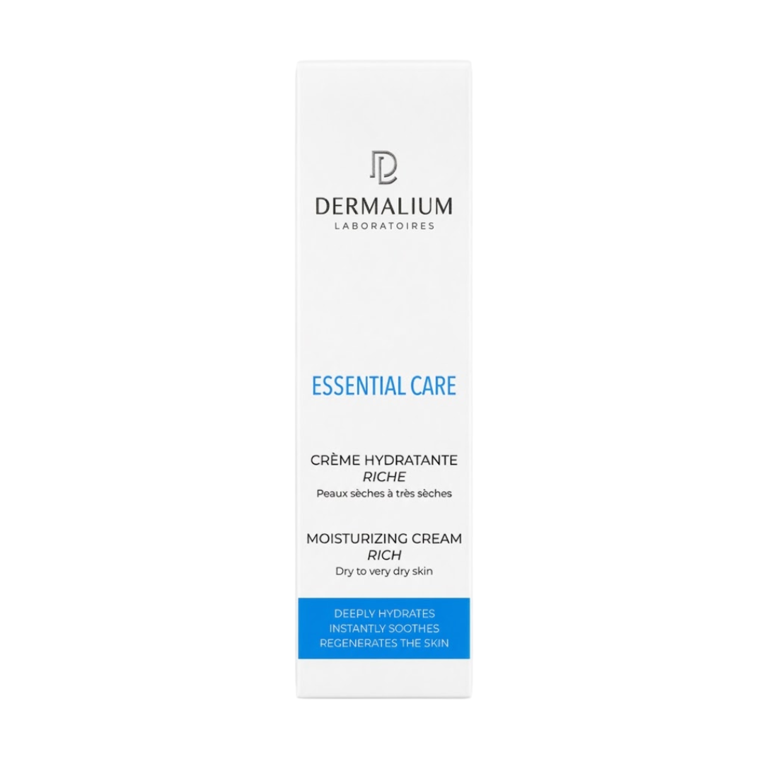 Dermalium-Essential-Creme-hydratante-Riche-50ml.png Dermalium Essential Creme Hydratante Riche 50ml – Image 1