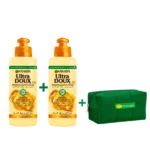 Garnier Ultra Doux Smoothing Treseor de miel Leave in Cream x2 + Trousse