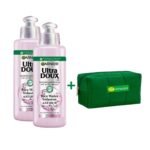 Garnier Ultra Doux Smoothing Rice Leave in Cream x2 + Trousse