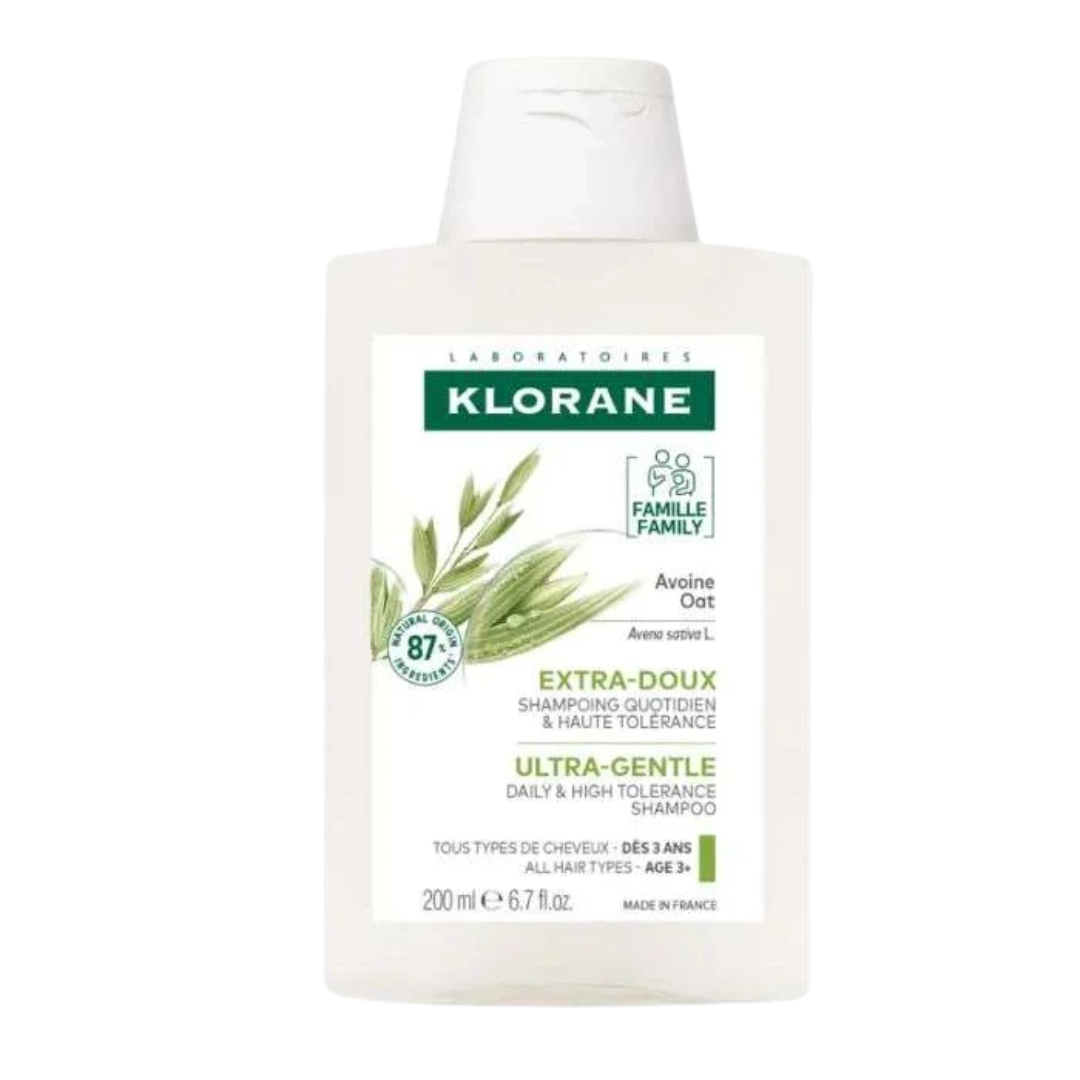 Kl-Shampoing-Avoine-Extra-Doux-200ml.png Klorane Shampoing Avoine Extra Doux 200ml – Image 1