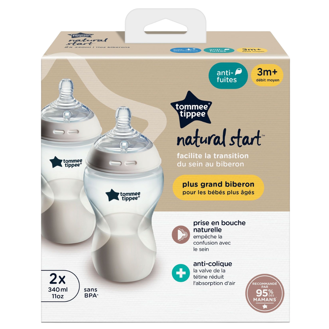Tomme-Bib-Natural-Start-2340ml.png Tomme Tippee Biberon Natural Start 2x340ml – Image 1